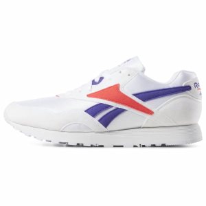 Adidasy Męskie Reebok Rapide Białe/Fioletowe/Czerwone PL 61DAILP